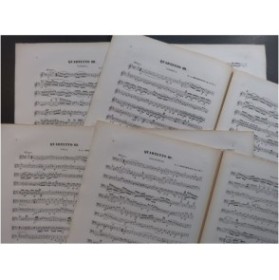 BEETHOVEN Quatuor op 18 No 3 Violon Alto Violoncelle ca1870