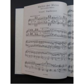 HINDEMITH Paul Mathis der Maler Opéra Chant Piano 1935