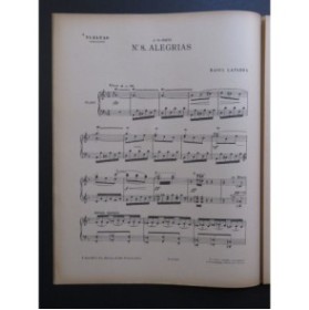 LAPARRA Raoul Alegrias Piano ca1925