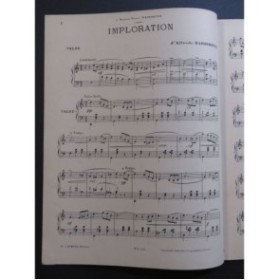BARBIROLLI Alfredo Imploration Piano
