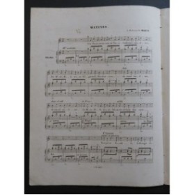 PUGET Loïsa Matines Chant Piano 1839