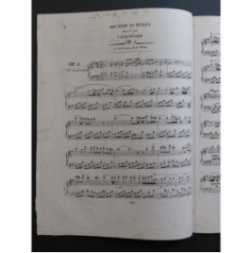 BURGMÜLLER Frédéric Souvenir de Bellini Norma Piano XIXe siècle