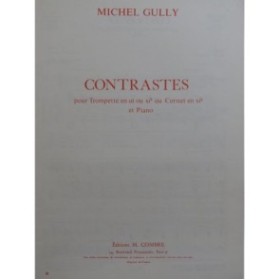 GULLY Michel Contrastes Piano Trompette 1985