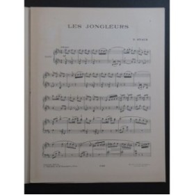 STAUB Victor Les Jongleurs Piano 1929