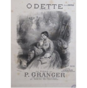 GRANGER P. Odette Piano XIXe siècle