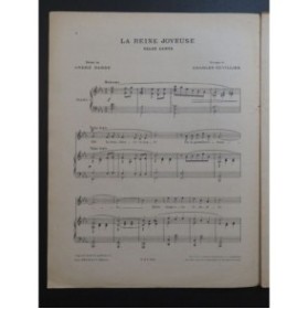 CUVILLIER Charles La Reine Joyeuse Valse Lente Chant Piano 1913