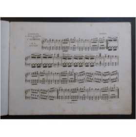 MUSARD Le Cheval de Bronze Auber Quadrille No 1 Piano ca1835