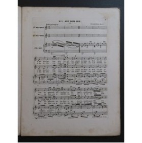 KRIGAR Hermann 3 Zweistimmige Gesänge Chant Piano ca1855