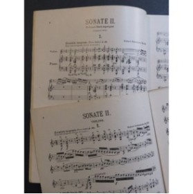SCHUMANN Robert Sonate No 2 op 121 Piano Violon