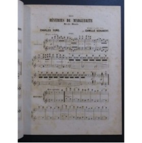 YUNG Charles Les Rêveries de Marguerite Piano 4 mains XIXe