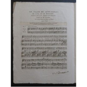 DALAYRAC Nicolas Lina ou Le Mystère No 1 Chant Piano ou Harpe ca1810