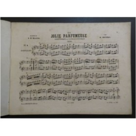 MÉTRA Olivier La Jolie Parfumeuse J. Offenbach Quadrille Piano 4 mains ca1874