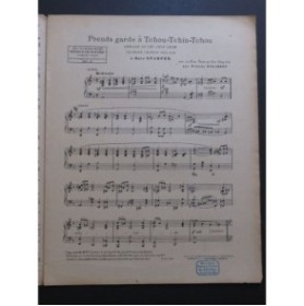 SALABERT Francis Prends Garde à Tchou-Tchin-Tchou Piano 1917