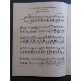 LEBIERRE Olivier Les Sorcières du Hexenthurm Piano ca1890