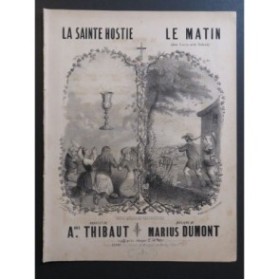 DUMONT Marius La Sainte Hostie Chant Piano ou Orgue ca1850