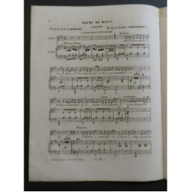 CHAUTAGNE Jean Marc Faute de Mieux Chant Piano ca1850