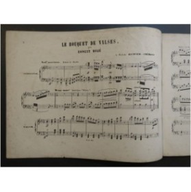 BOUÉ Ernest Le Bouquet de Valses Piano XIXe siècle