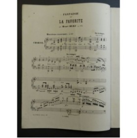 HERZ Henri Fantaisie sur La Favorite Donizetti Piano ca1860