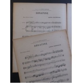 FOURNIER Louis Sonatine Piano Violon 1929