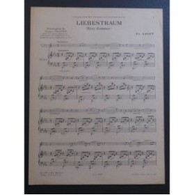 LISZT Franz Liebestraum Rêve d'Amour Piano Saxophone