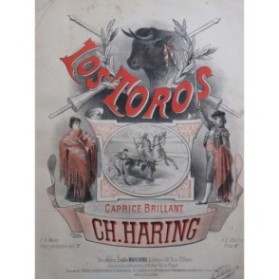 HARING Ch. Los Toros Piano 1885