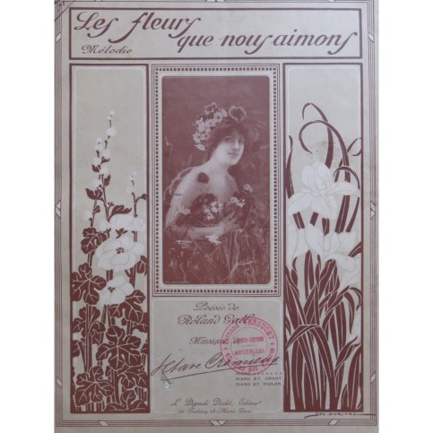 CRÉMIEUX Octave La Valse d'Amour Chant Piano 1907