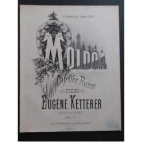 KETTERER Eugène Moldõa Piano ca1870