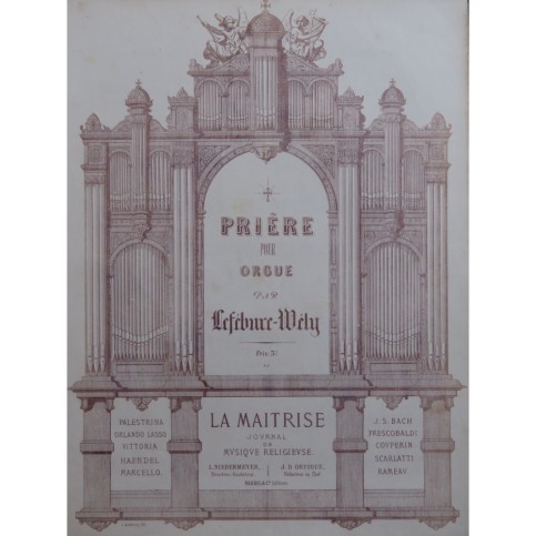 LEFÉBURE-WÉLY Prière Orgue ca1860