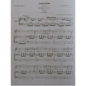 M. A. Abnégation Chant Piano ca1840