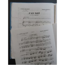 DANCLA Charles Air Varié No 4 Piano Violon ca1850