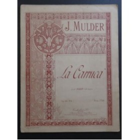 MULDER J. La Carruca Sevillane Piano 4 mains ca1895
