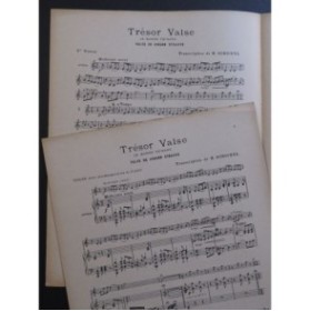 STRAUSS Johann Trésor Valse Le Baron Tzigane Piano Violon