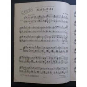 WESLY Émile Fiançailles Piano 1900