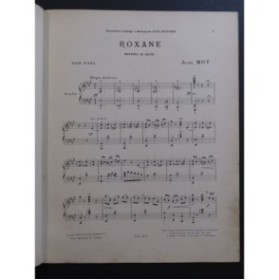 MOY Jules Roxane Piano 1898
