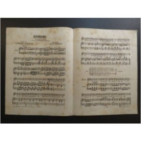 POURNY Charles Divorçons ! Chant Piano ca1880