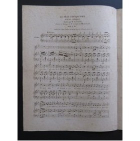 DE BEAUPLAN Amédée Le Père Trinquefort Chant Piano ca1840