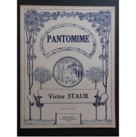 STAUB Victor Pantomime Piano 1930