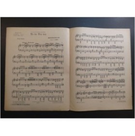 DUFAS Roger Ti-Ti-To-To Fox Trot Piano 1920