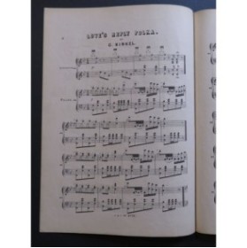 KINKEL Charles Love's Reply Piano XIXe siècle