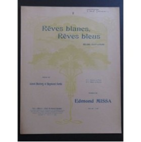  Rêves bleus Chant Piano 1909