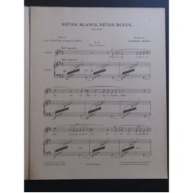 MISSA Edmond Rêves blancs, Rêves bleus Chant Piano 1909
