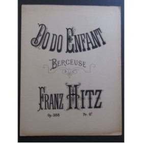 HITZ Franz Do Do Enfant Piano