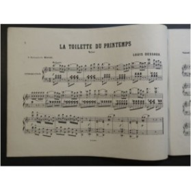 DESSAUX Louis La Toilette du Printemps Piano ca1880