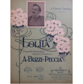 BUZZI-PECCIA A. Lolita Chant Piano 1906
