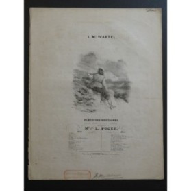 PUGET Loïsa Fleur des Montagnes Chant Piano 1840