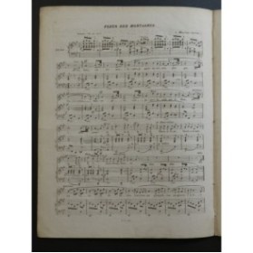 PUGET Loïsa Fleur des Montagnes Chant Piano 1840