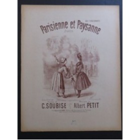 PETIT Albert Parisienne et Paysanne Chant Piano