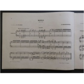 WALDTEUFEL Emile Manolo Suite de Valses Piano 4 mains ca1878