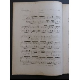 MEYERBEER G. Mina Barcarolle Chant Piano ca1840