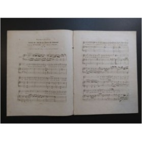 MOZART W. A. Scène et Air de La Prise de Jericho Chant Piano ca1840